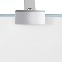 Стіна Walk-In Standard CRM209.C8, 90x200 см, скло 8 мм Clear, CalcLess, нерухома Qtap QTAP фото 3