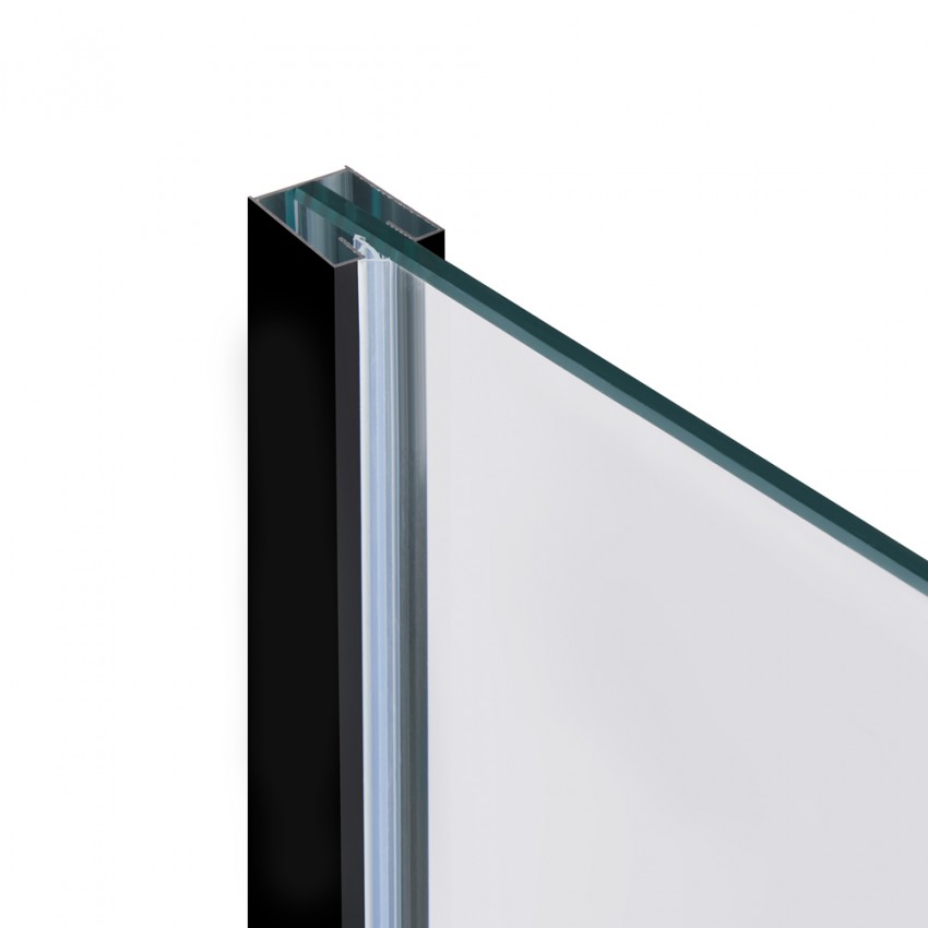 Стіна Walk-In Standard BLM209.C8, 90x200 см, скло 8 мм Clear, CalcLess, нерухома Qtap QTAP фото 2