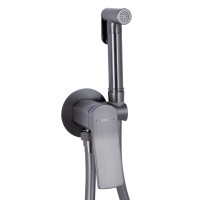 Набір для гігієнічного душу Slavonice, Gunmetal Black PVD (k35) округлий QTSLA262GMB45916 Qtap QTAP фото 2