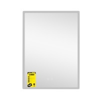 Дзеркало настінне Orion (OR2) 600х800 мм, прямокутне, з LED-підсвічуванням Touch, антизапотіванням, диммером, рег. яскравості Lidz LIDZ фото 2