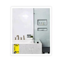 Дзеркало настінне Orion (OR2) 700х800 мм, прямокутне, з LED-підсвічуванням Touch, антизапотіванням, диммером, рег. яскравості Lidz LIDZ
