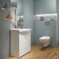 S701-554 СЕТ 469 CERSANIA SIMPLEON Унітаз підвісний з дюропластовим сидінням Soft Close (1 сорт) MITO фото 4