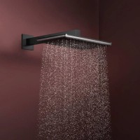 24530340 HG Raindance Alive Q Верхній душ 210/340 1jet, brushed black chrome (1 сорт) HANSGROHE