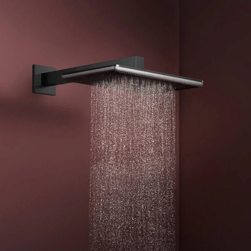 24530340 HG Raindance Alive Q Верхній душ 210/340 1jet, brushed black chrome (1 сорт) HANSGROHE фото 3