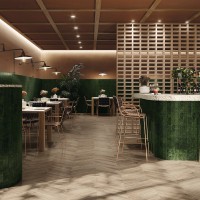 CHEVRON SEQUOIA WALNUT (1 сорт) APE Ceramica