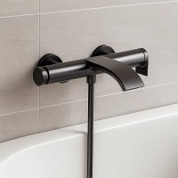 75420340 Vivenis Змішувач для ванни, brushed black chrome (1 сорт) HANSGROHE