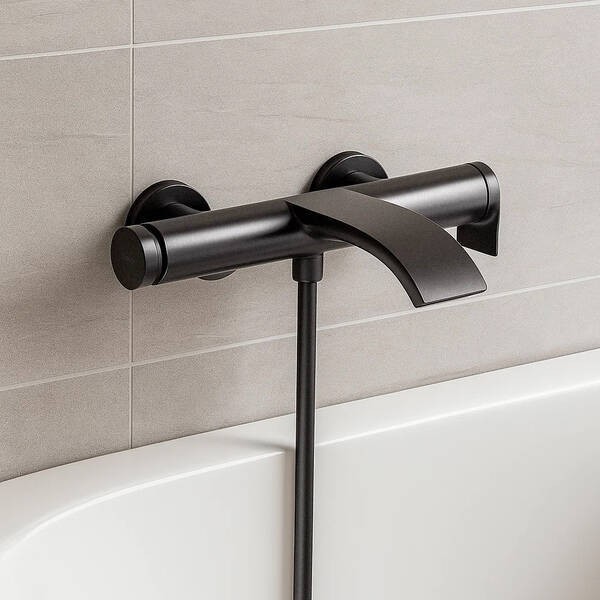 75420340 Vivenis Змішувач для душу/ванни, brushed black chrome HANSGROHE