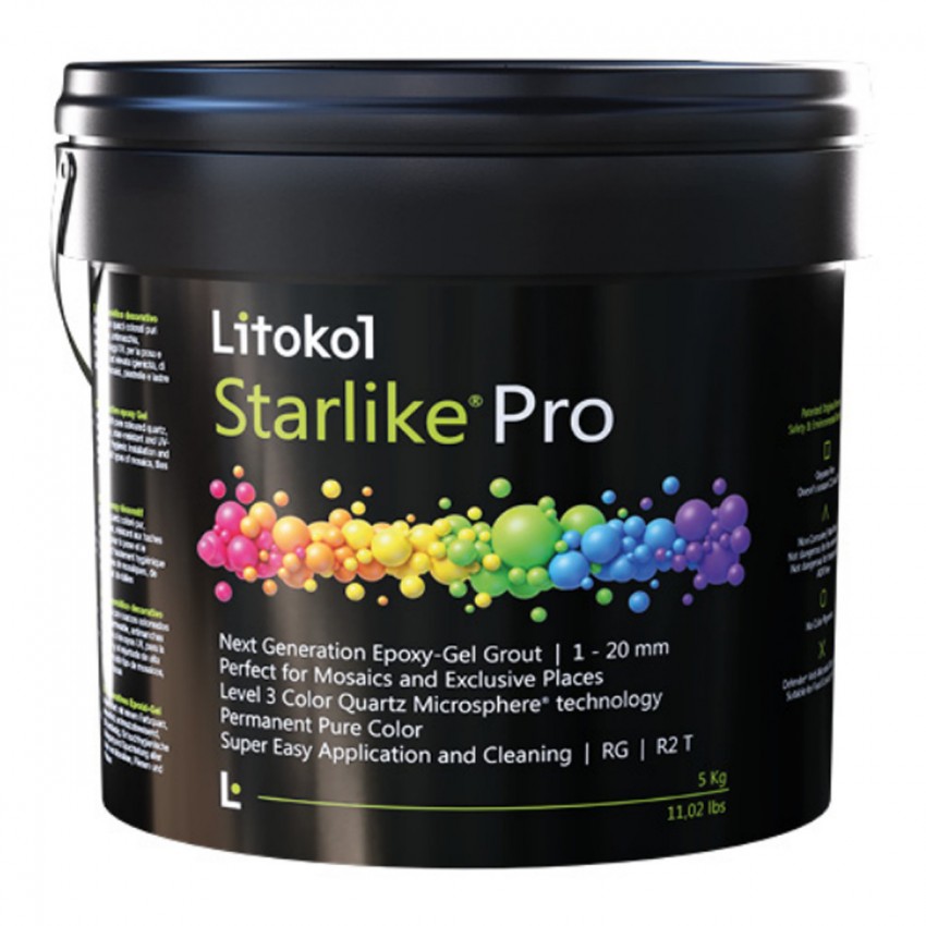 Клей-зат Starlike Pro 27 Caolino 2.5кг (1 сорт) Litokol фото 1