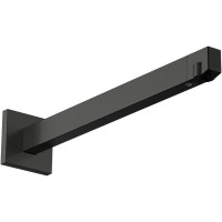 24337340 HG Тримач верхнього душу 390, bushed black chrome (1 сорт) HANSGROHE фото 1