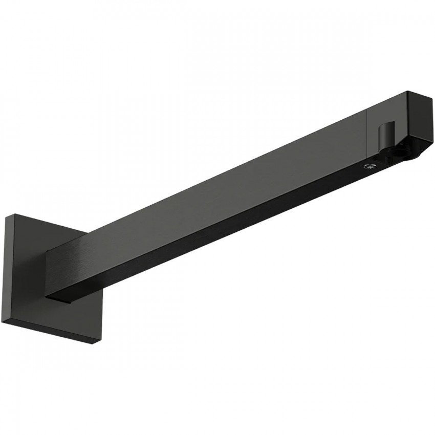 24337340 HG Тримач верхнього душу 390, bushed black chrome (1 сорт) HANSGROHE фото 1