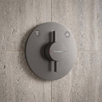 75418340 HG DuoTurn S змішувач для прихованого монтажу на 2 ф-ції, Brushed Black Chrome HANSGROHE
