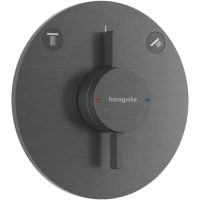 75418340 HG DuoTurn S змішувач для прихованого монтажу на 2 ф-ції, Brushed Black Chrome (1 сорт) HANSGROHE фото 1