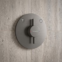 75418340 HG DuoTurn S змішувач для прихованого монтажу на 2 ф-ції, Brushed Black Chrome (1 сорт) HANSGROHE