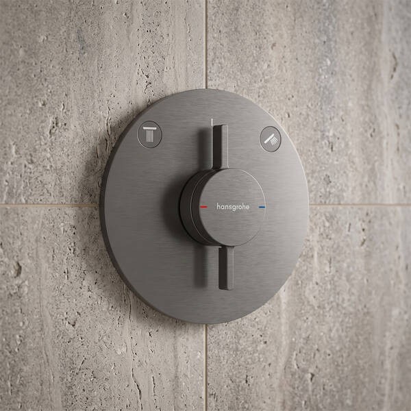 75418340 HG DuoTurn S змішувач для прихованого монтажу на 2 ф-ції, Brushed Black Chrome HANSGROHE