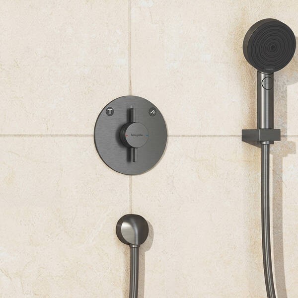 75418340 HG DuoTurn S змішувач для прихованого монтажу на 2 ф-ції, Brushed Black Chrome HANSGROHE фото 3