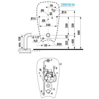 H8430700004901 Golem Уринал сенсорний з датчиком живлення, білий (1 сорт) JIKA фото 3