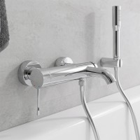 25249001 ESSENCE Змішувач д/ванни, хром, з ручним душем (1 сорт) GROHE