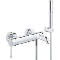 25249001 ESSENCE Змішувач д/ванни, хром, з ручним душем (1 сорт) GROHE фото 1