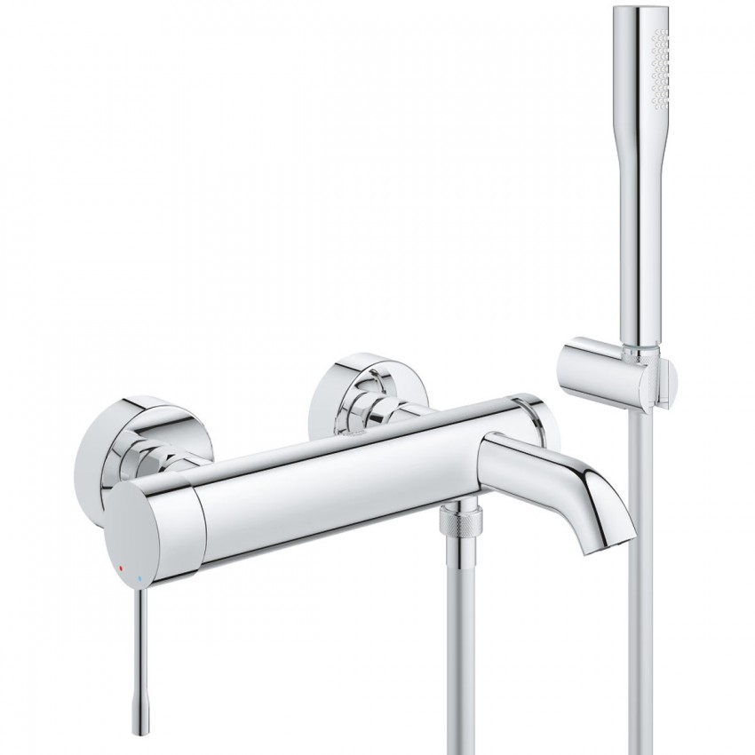 25249001 ESSENCE Змішувач д/ванни, хром, з ручним душем (1 сорт) GROHE фото 1