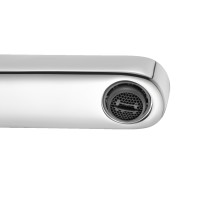 Змішувач латунний для раковини низький Astra 001F, Chrome (k35) LDAST001FCRM48085 Lidz LIDZ фото 3