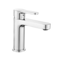 Змішувач латунний для раковини низький Astra 001F, Chrome (k35) LDAST001FCRM48085 Lidz LIDZ