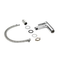 Змішувач латунний для раковини низький Astra 001F, Chrome (k35) LDAST001FCRM48085 Lidz LIDZ фото 4