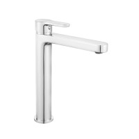 Змішувач латунний для раковини високий Astra 001FH, Chrome (k35) LDAST001FHCRM48090 Lidz LIDZ