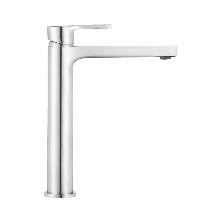 Змішувач латунний для раковини високий Astra 001FH, Chrome (k35) LDAST001FHCRM48090 Lidz LIDZ фото 2