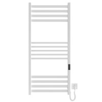 DAN117053000W Рушникосушка електрична, 1170х530мм, Ancoro, матеріал чорна сталь, к/т прихованого підключення, колір білий матовий (1 сорт) DEVIT фото 1