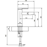 TVW106103153K5 Loopnamp;amp;Friends  Змішувач д/раковини без д\к, чорний матовий VILLEROY namp; BOCH фото 1
