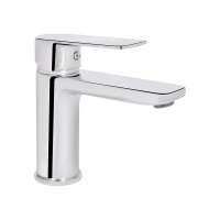 Змішувач для раковини низький Aries, Chrome (k35) QTARI270CRM45557 Qtap QTAP