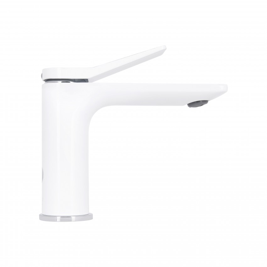 Змішувач для раковини низький Presto, Chrome/White (k35) QTPRE270CRW45576 Qtap QTAP фото 3