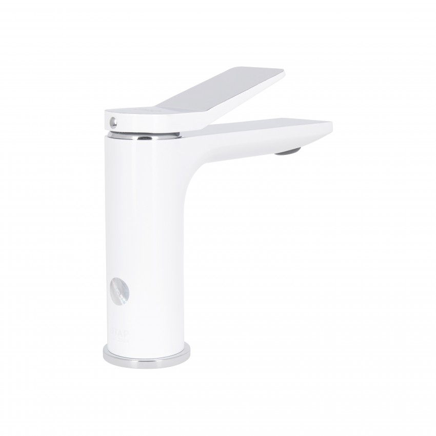 Змішувач для раковини низький Presto, Chrome/White (k35) QTPRE270CRW45576 Qtap QTAP фото 2