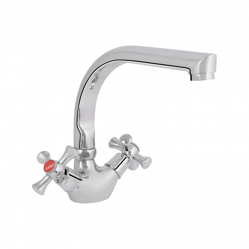 Змішувач для кухні Lamb 276F, Chrome двовентильний LDLAM276FCRM22019 Lidz LIDZ