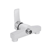 Змішувач для ванни Anny 005C2, Chrome (k40) з довгим поворотним виливом та душовим гарнітуром LDANN005C2CRM35102 Lidz LIDZ фото 3