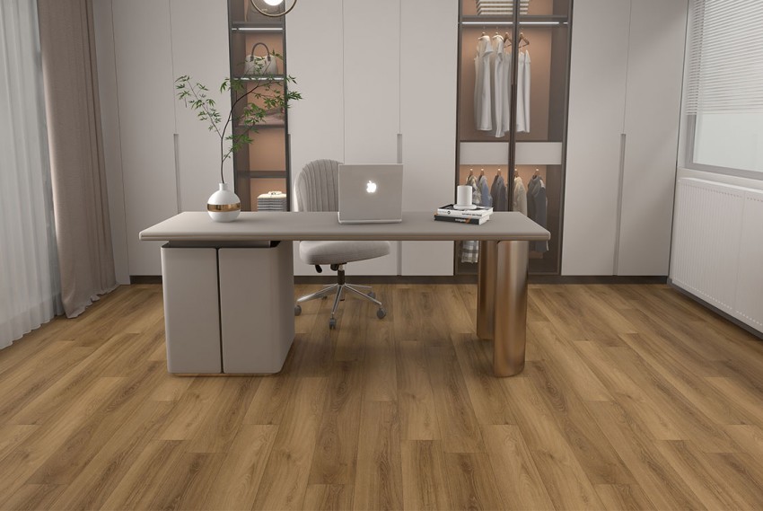 Вінілова підлога SPC Grove BARK BlissGround, 4+1мм, 1219,2×183 мм BLISSGROUND
