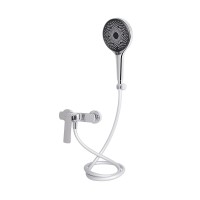 Змішувач для душу Slavonice, Chrome (k35) з душовим гарнітуром QTSLV4042103C Qtap QTAP фото 2