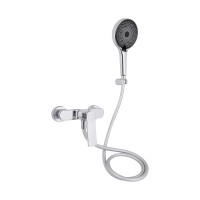 Змішувач для душу Slavonice, Chrome (k35) з душовим гарнітуром QTSLV4042103C Qtap
