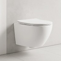 3020162 UNIVERSAL Унітаз підвісний безобідковий  quick-fix, soft-close (1 сорт) DEVIT фото 4