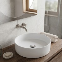 LP145-00CB00E-0000  Раковина Loop round на стільницю 45см, white (1 сорт) Creavit