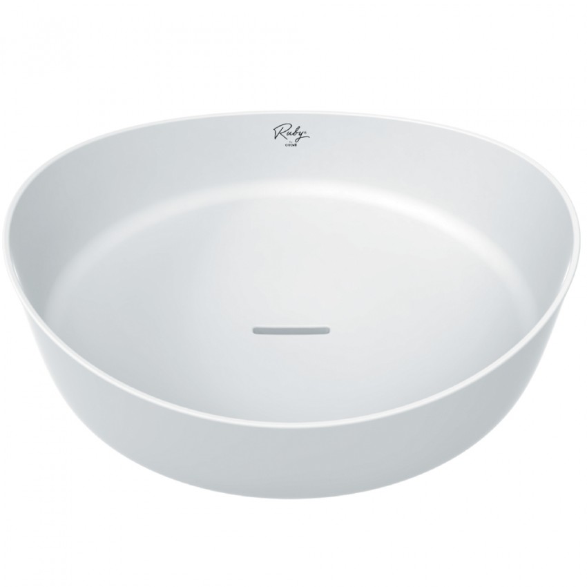 RB140-00CB42E-0000  Раковина RUBY на стільницю 40см, white (1 сорт) Creavit фото 1