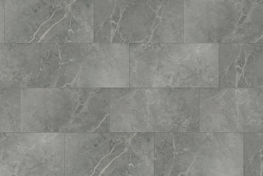 Вінілова підлога SPC Stone Marble grey 91.5x46.5x0.6 см (5+1мм) BLISSGROUND фото 3