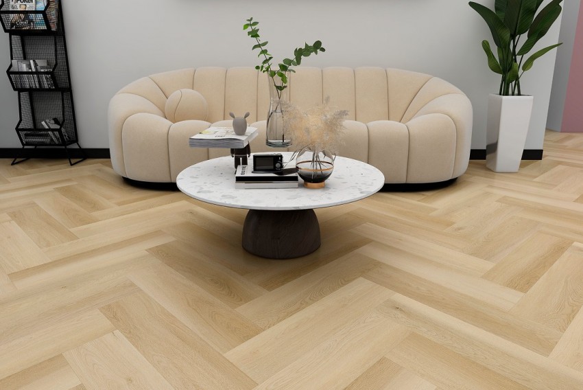 Вінілова підлога SPC Aruba Vista Herringbone Line 60x12,5 (5/0.5mm+1mm) BLISSGROUND фото 2