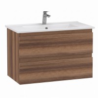 AD0080.10.VV ALINDA,Тумба під раковину 80см з умивальником SU, Walnut (1 сорт) Creavit фото 1