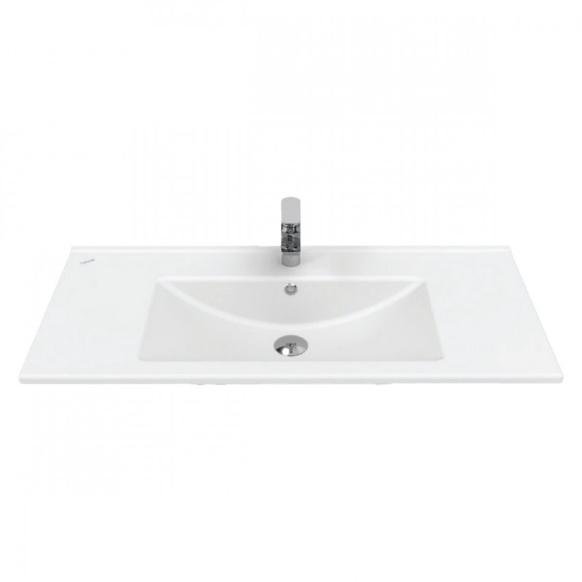 AD0100.10.PB ALINDA,Тумба під раковину 100см з умивальником SU, White (1 сорт) Creavit фото 3