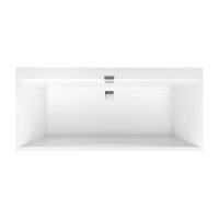 uBQ180SQE2DV-01 SQUARO EDGE 12 Ванна 180х80см, білий (1уп) (1 сорт) VILLEROY  BOCH