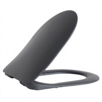 FE322-11AM00E-0000 FREE Унітаз підвісний з кришкою Soft Closing , безобідковий, Anthracite Matt (1 сорт) Creavit фото 3