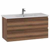 AD0100.10.VV ALINDA,Тумба під раковину 100см з умивальником SU,  Walnut (1 сорт) Creavit фото 1
