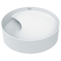 RB141-00CB42E-0000  Раковина RUBY на стільницю воронкоподібний злив 40см, white (1 сорт) Creavit фото 1