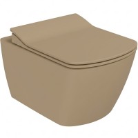 KC1103.01.0800E ELEGANT Кришка для унітазу Soft Close, Cappucino Matt (1 сорт) Creavit фото 4